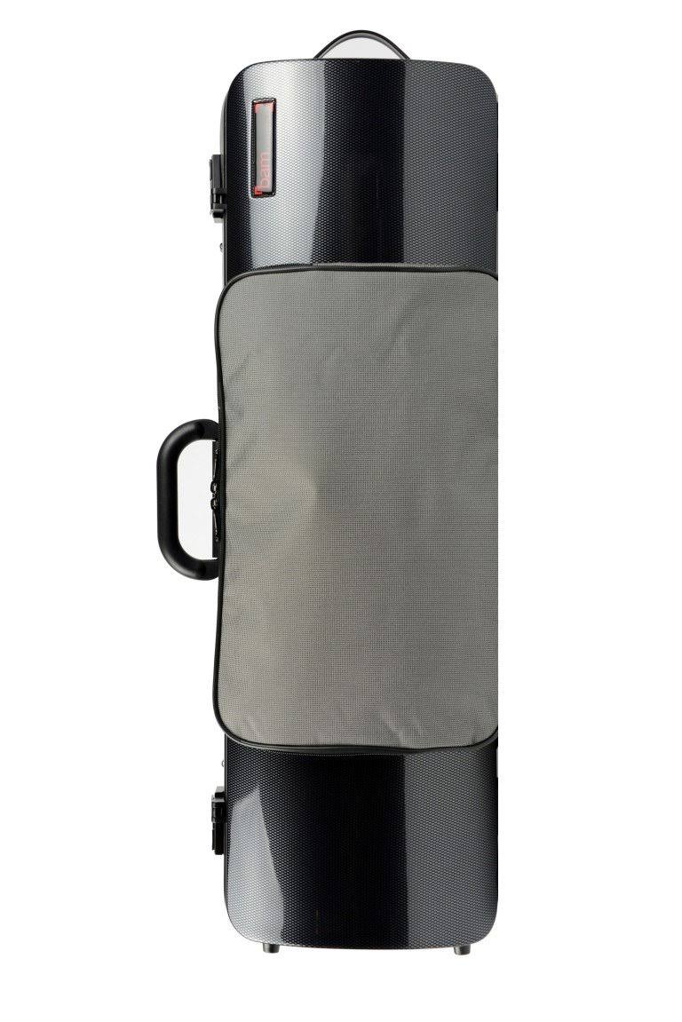 BAM 2011XL Hightech Oblong Violin Case with Pocket Black Carbon