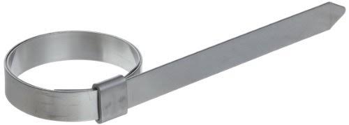 Band-It JS2529 Junior 1/4x22 Wide x 0.020x22 Thick, 1-1/2x22 Diameter, 201 Stainless Steel Smooth I.D. Clamp (100 per Box)