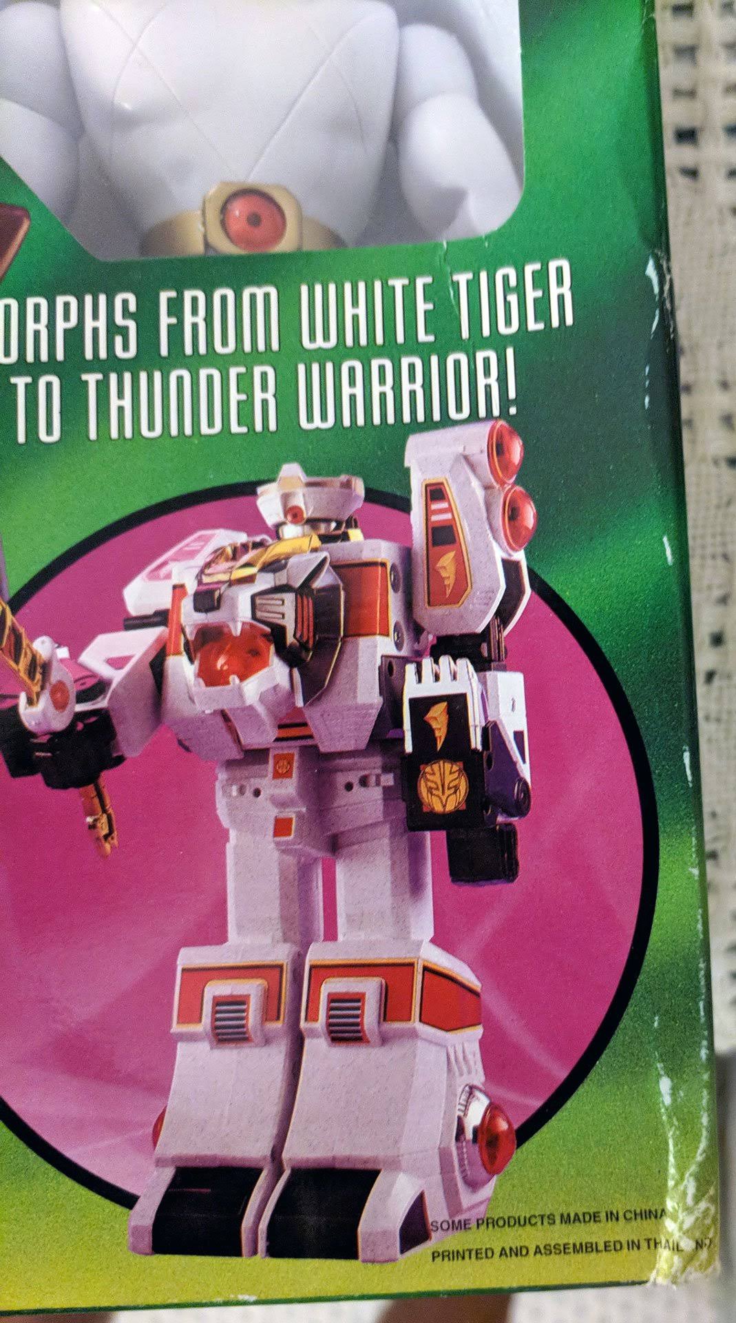 Bandai White Tigerzord Power Rangers Toy