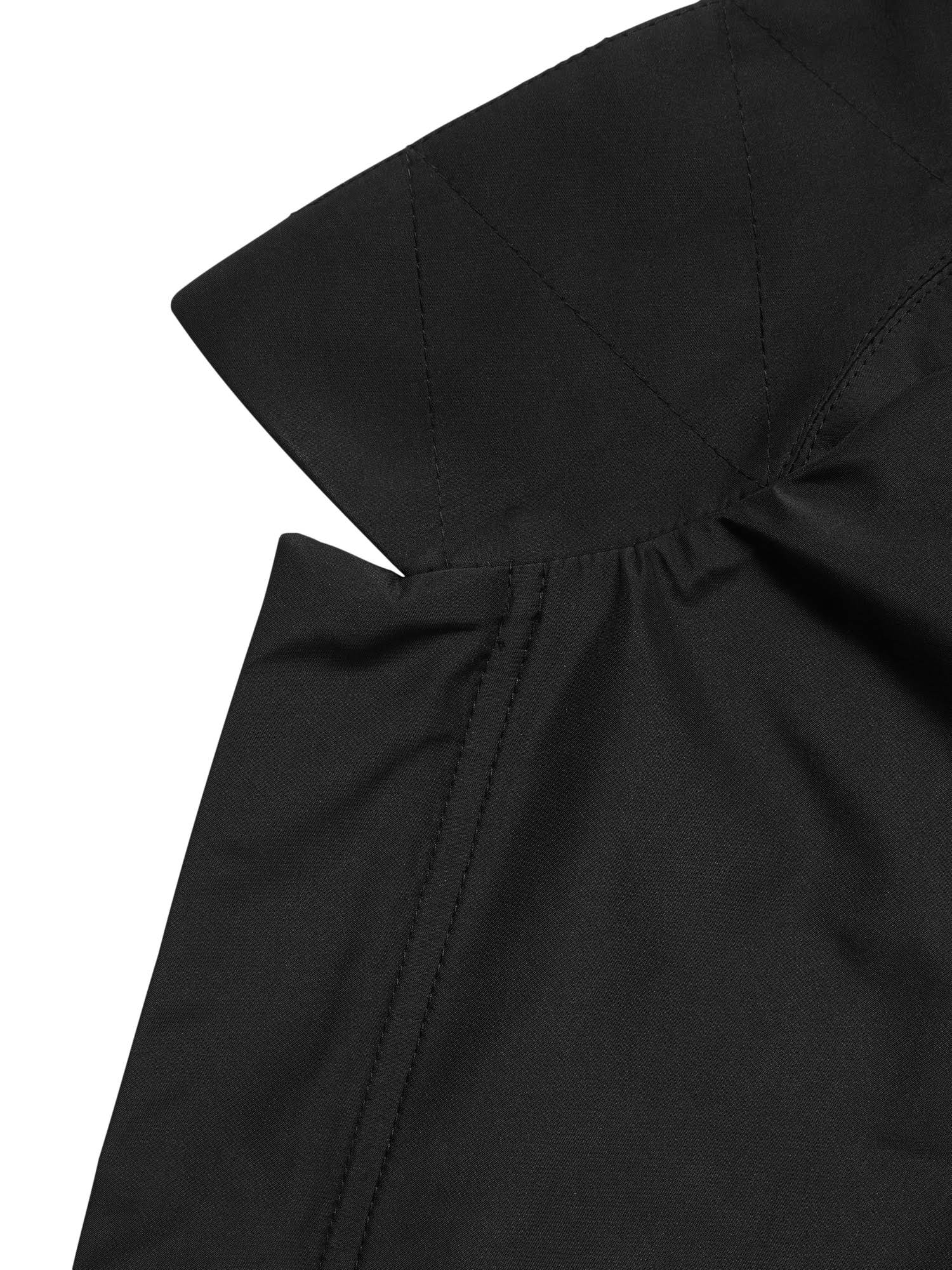 Banana Republic Men's Water-Resistant 3-Layer Mac Jacket Black Size M