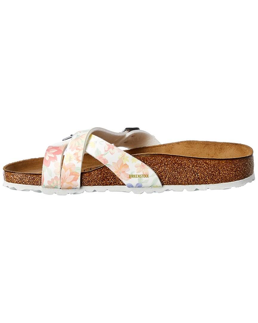 Birkenstock Yao Birko-Flor Sandal, White / 40