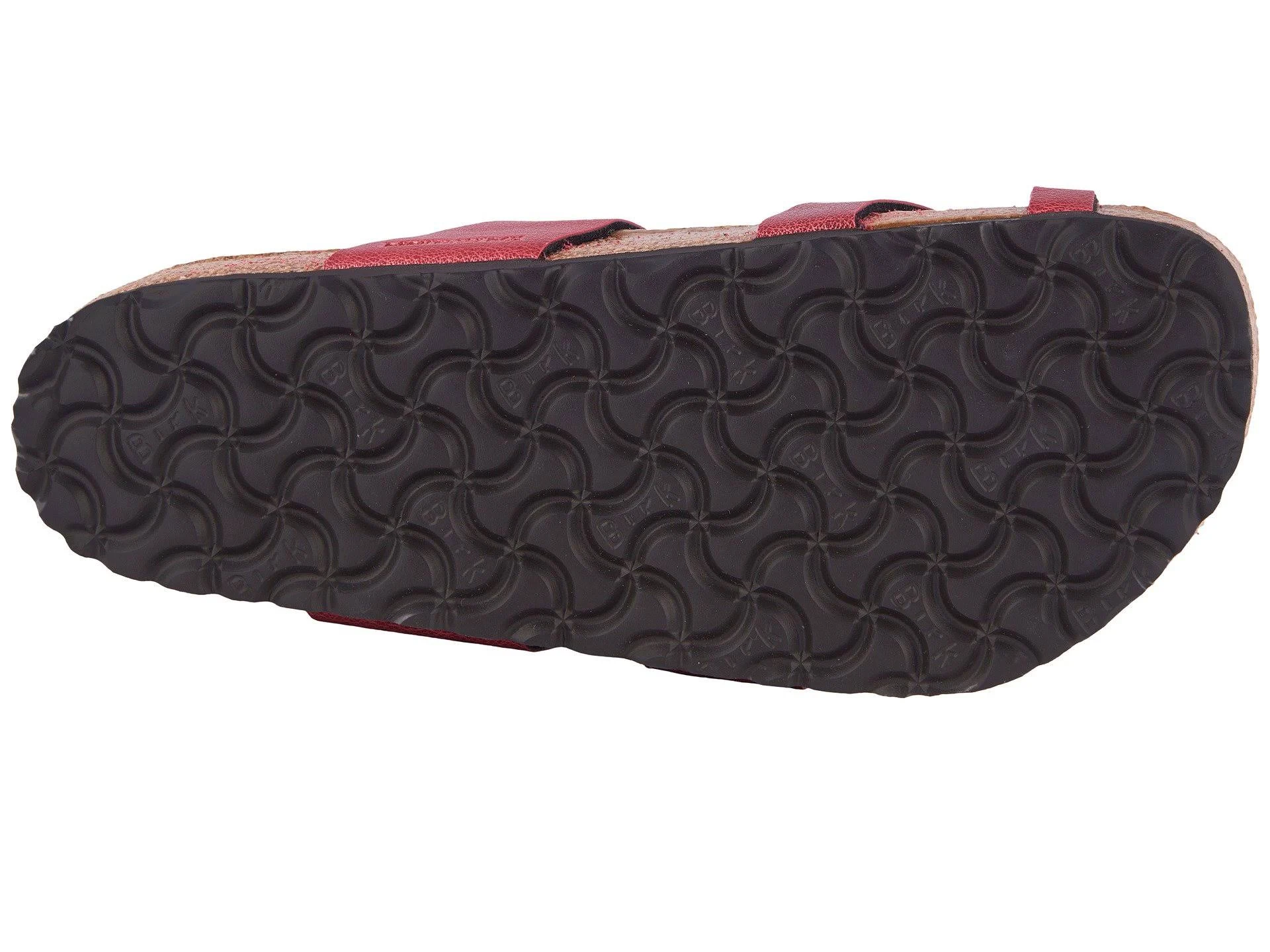 Birkenstock Mayari Vegan Women's Sandals Bordeaux Pull Up Birko-Flor : 38 (US Women's 7-7.5) Regular