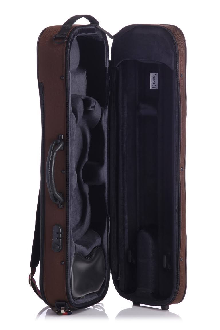 BAM St. Germain Oblong Violin Case Chocolate