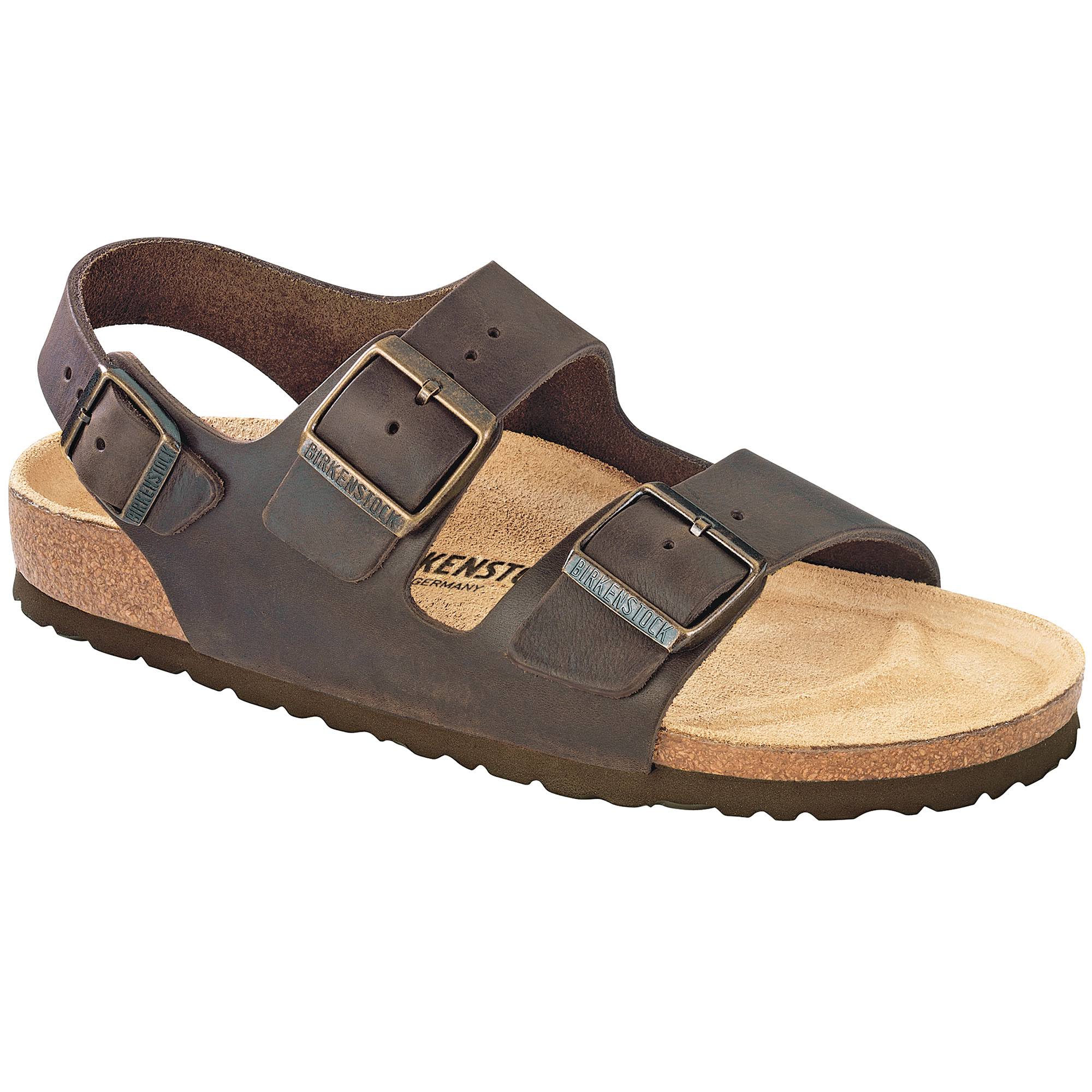 Birkenstock Milano (43 Habana Oiled Leather)