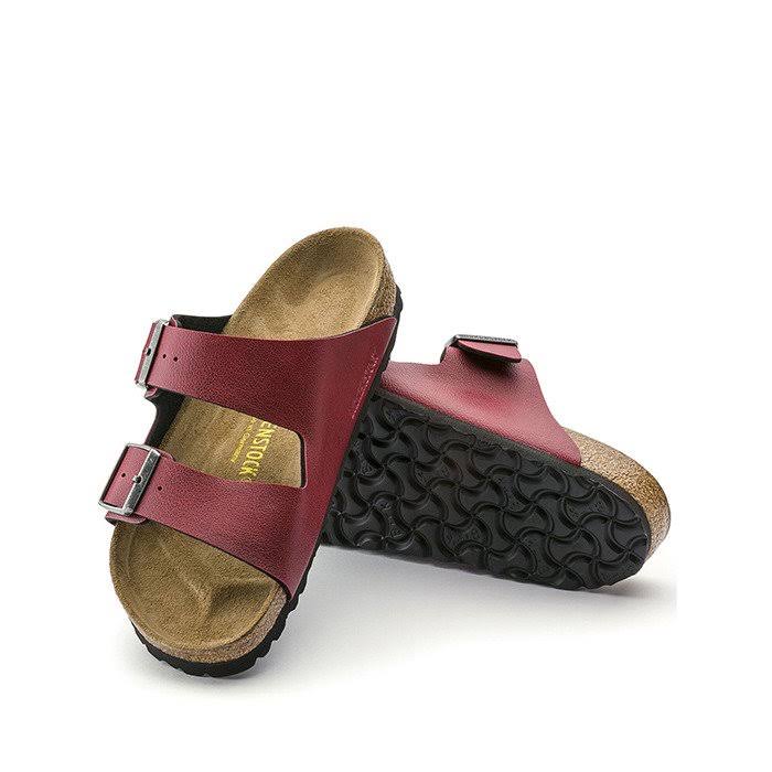 Birkenstock Arizona Narrow Fit - Pull Up Bordeaux 1000176 Size: 38 EU