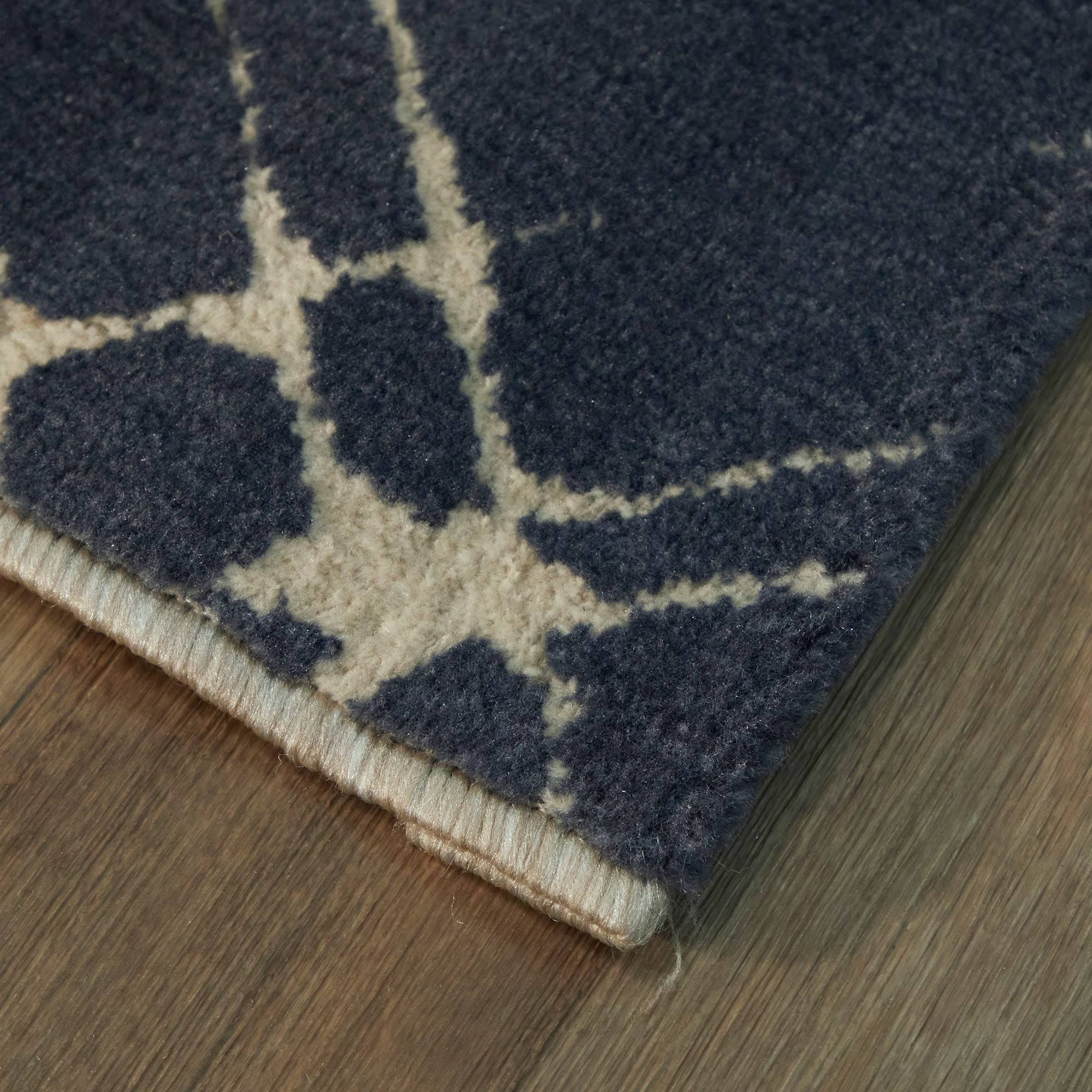 BALTA Spencer Navy 5 ft. x 7 ft. Transitional Area Rug, Blue