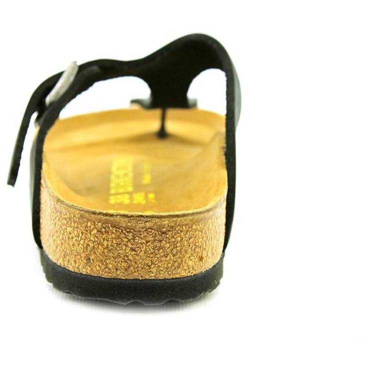 Birkenstock Women's Gizeh Sandal - 36 - Black Oiled Leather