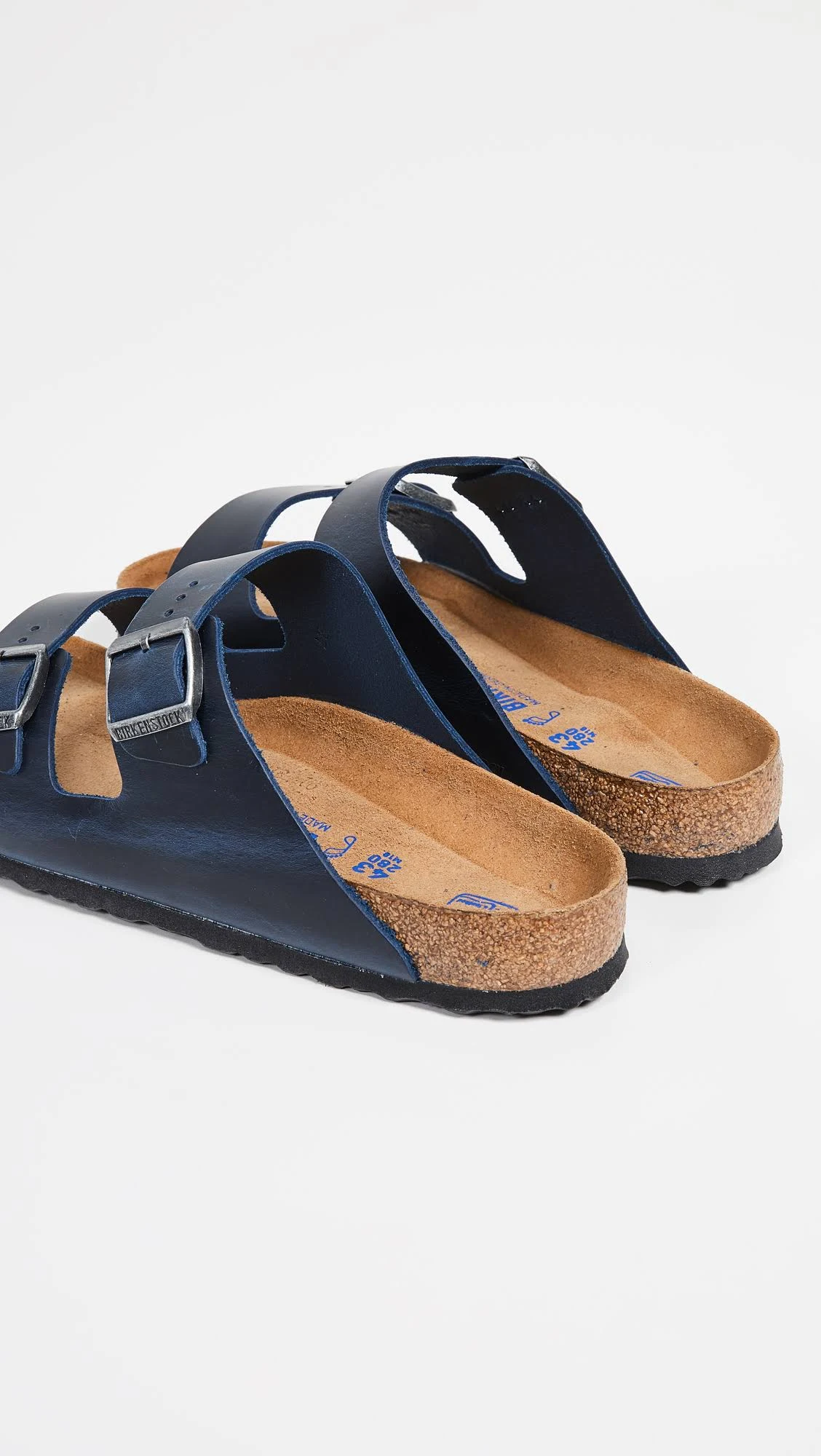 Birkenstock Arizona Soft Footbed - Oiled Leather Blue / 43 / Regular