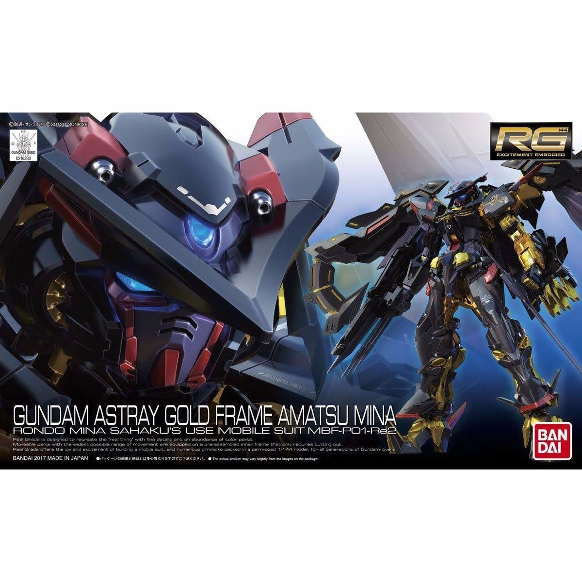Bandai Hobby Seed Gundam Astray Gold Frame Amatsu Mina RG 1/144 Model