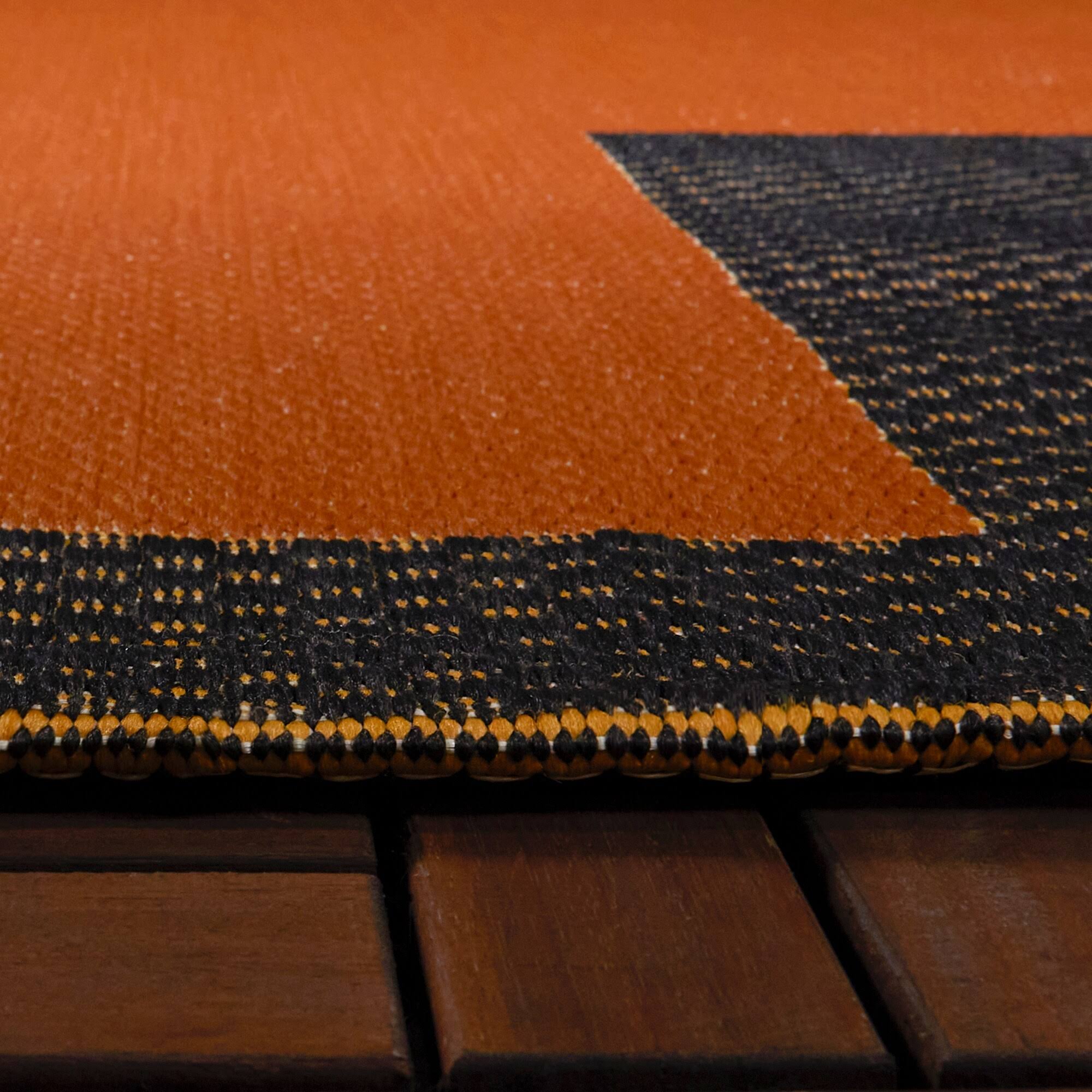 BALTA Read Blue 5 ft. x 7 ft. Modern Indoor/Outdoor Area Rug