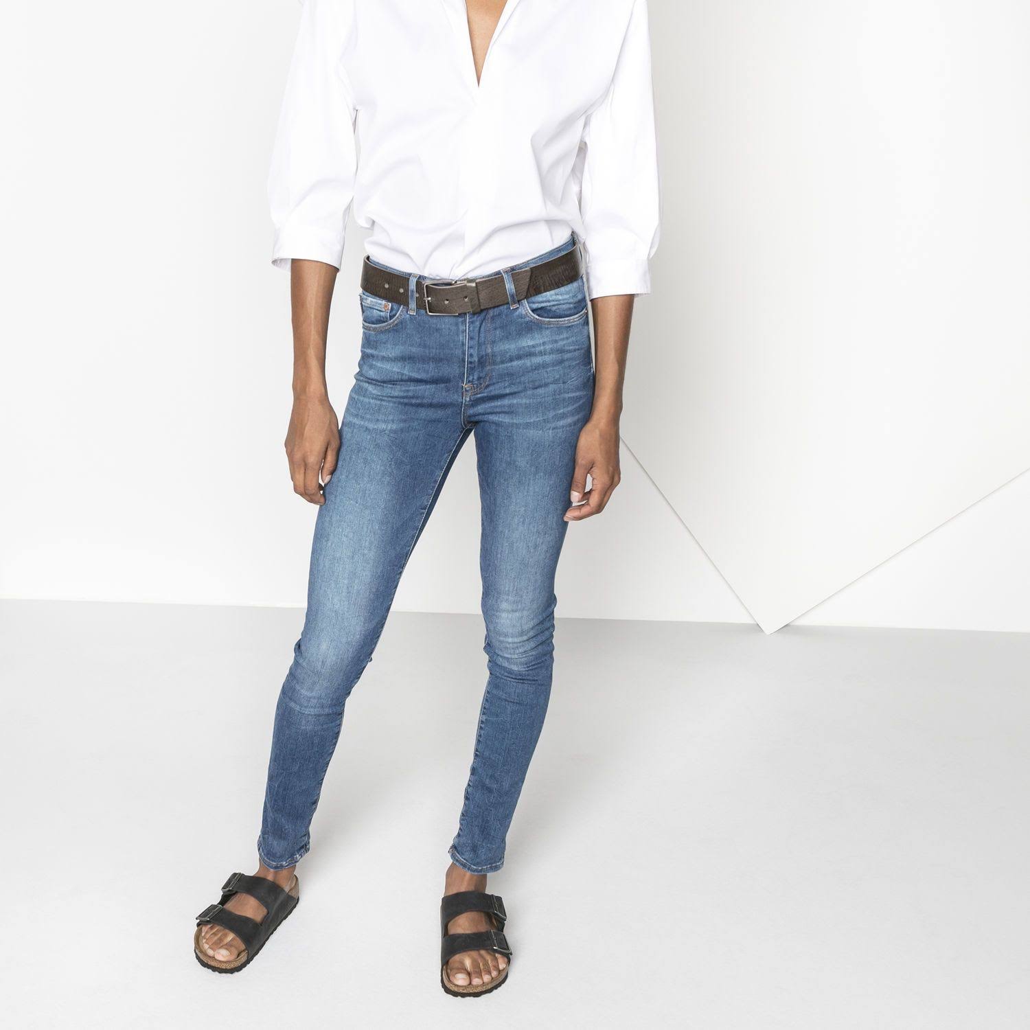 Birkenstock Arizona Soft Footbed Sandal - 45 - Black Oiled Leather