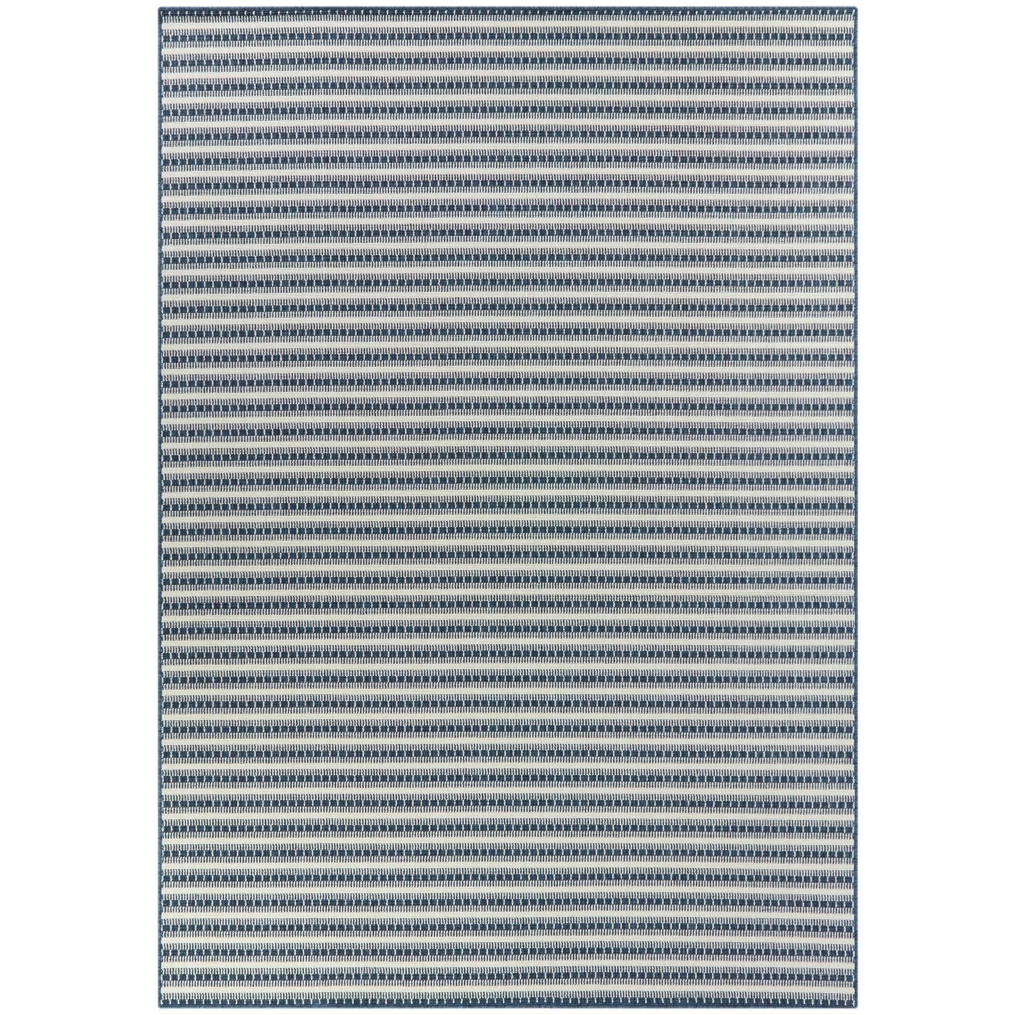 Niven Striped Indoor/Outdoor Area Rug - 5&3x22 x 7& - Taupe