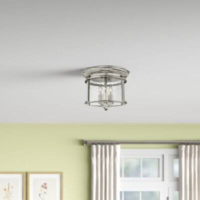 Mcmichael 2 - Light 9.5x22 Flush Mount Finish: Polished Nickel