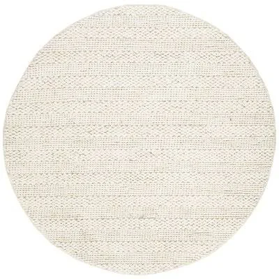Dena Handmade Flatweave Bleach Area Rug Laurel Foundry Modern Farmhouse Rug Size: Round 6&