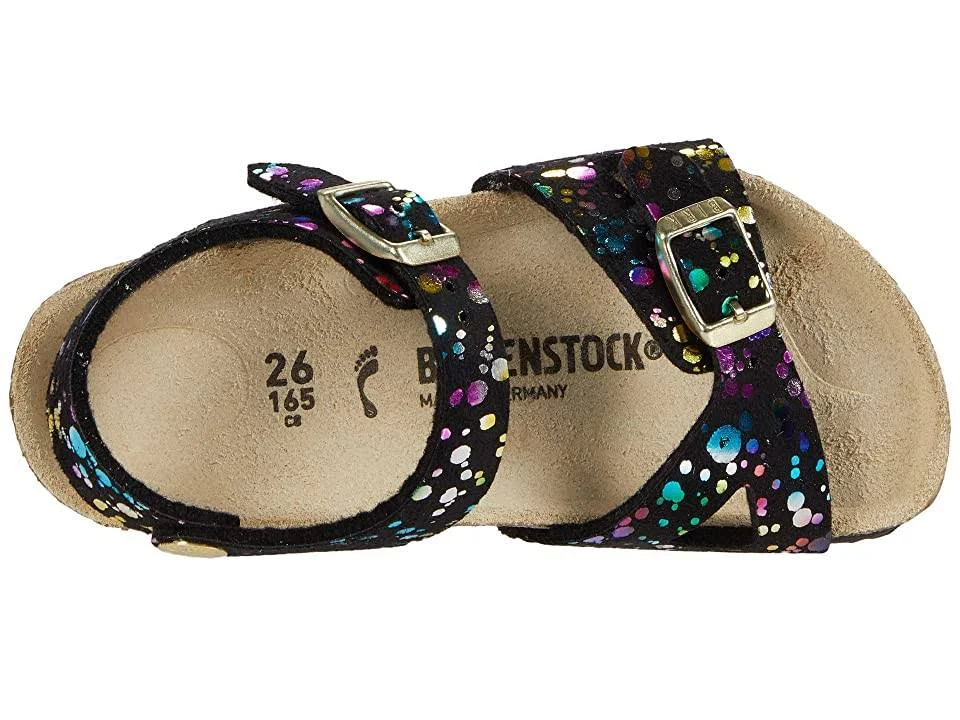 Birkenstock Rio Euro 28 US 10 - 10.5 Toddler Girls& Confetti