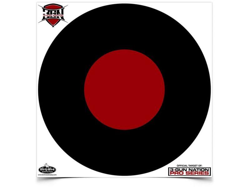 Birchwood Casey Dirty Bird Paper Targets - 17.25 in. 3-Gun Nation Target - per 100