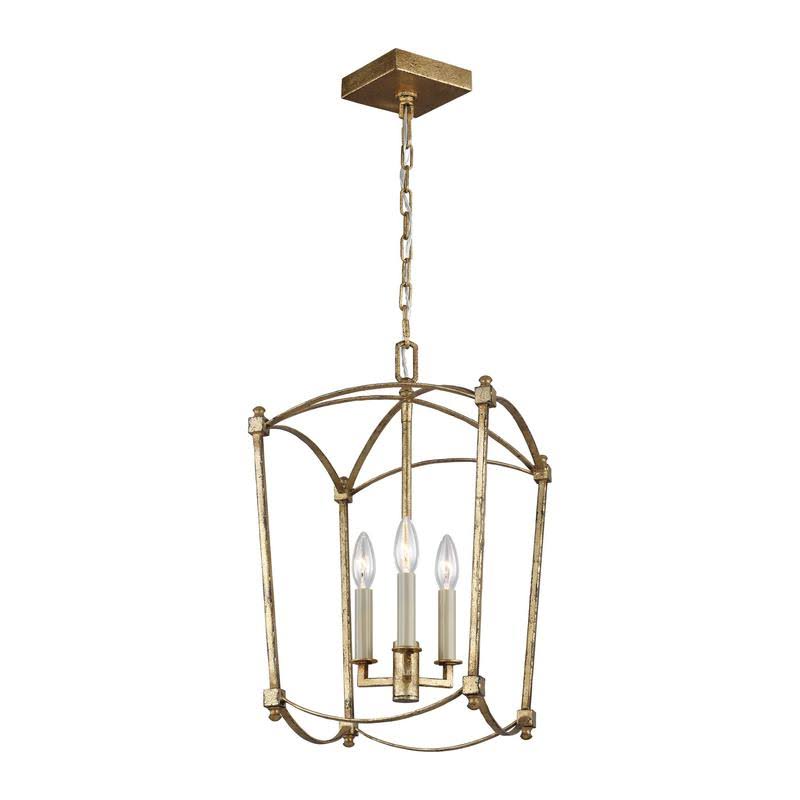 Feiss Thayer 4-Light Chandelier Smith Steel