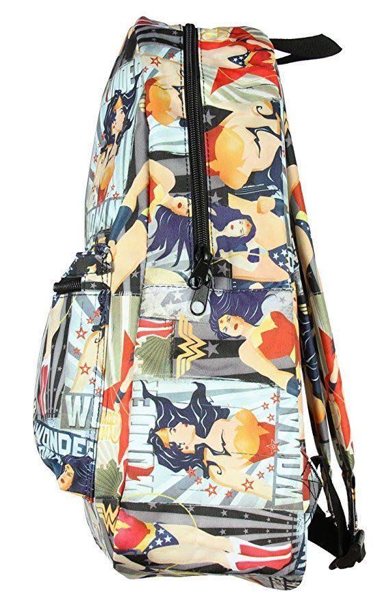 DC Comics Wonder Woman All Over Print Backpack