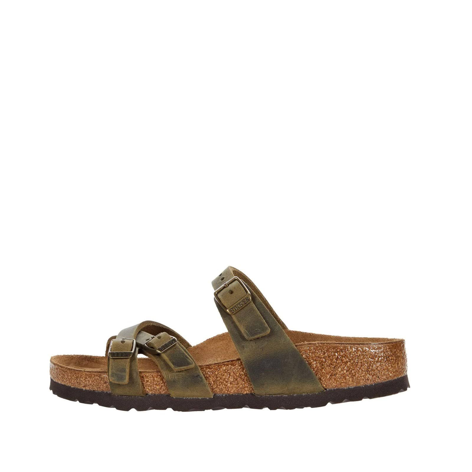 Birkenstock Franca Oiled Leather 36.0 , Jade (Women's)