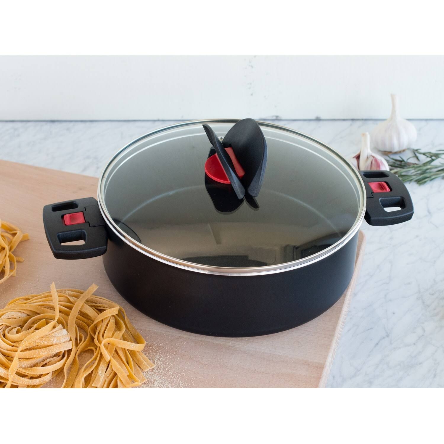 Ballarini Click & Cook 4-qt Nonstick Saute Pan w/Lid