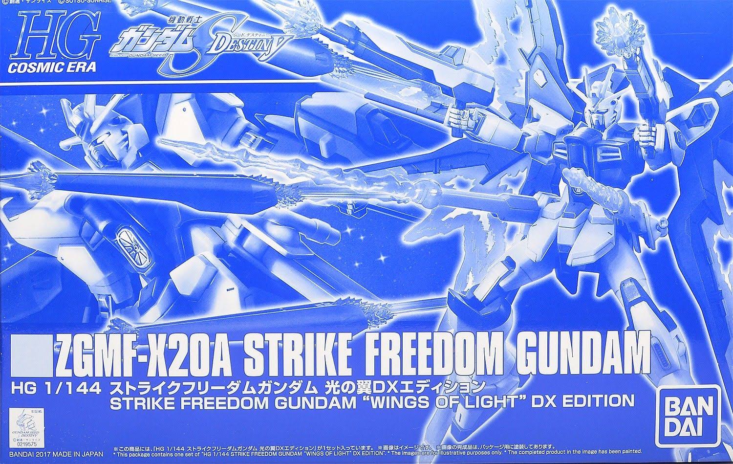 Bandai HGCE 1/144 Strike Freedom Gundam Wing of Light DX Edition Model Kit New
