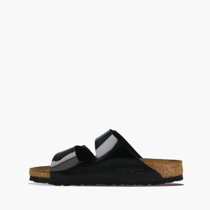 Birkenstock Slippers Arizona Patent, 1005292 - Black - 11.5
