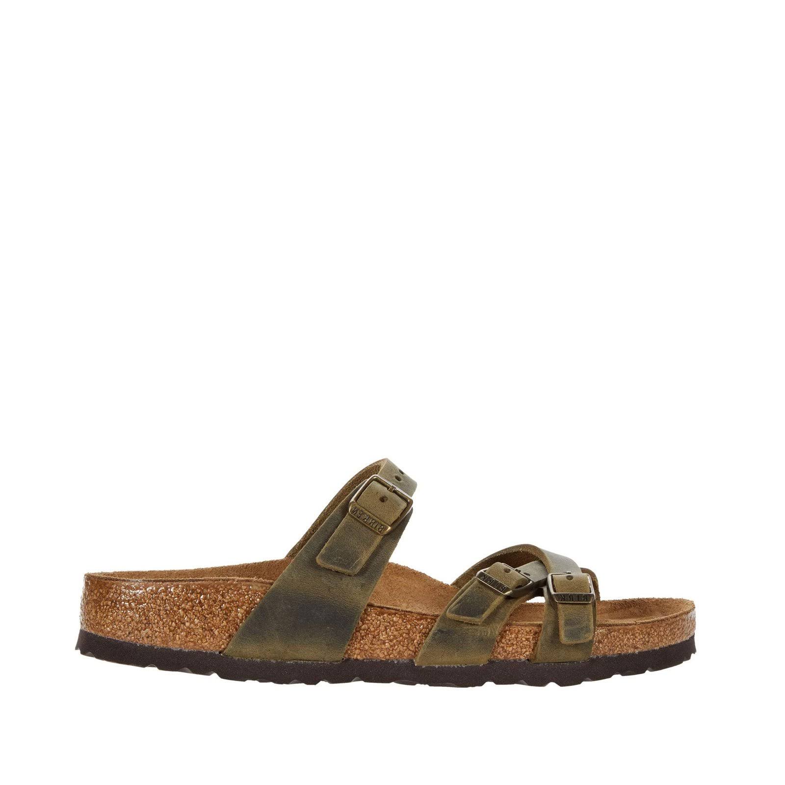 Birkenstock Franca Oiled Leather 36.0 , Jade (Women's)
