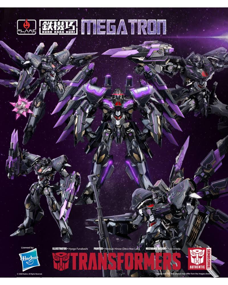 Megatron Transformers, Flame Toys Kuro Kara Kuri Action Figure