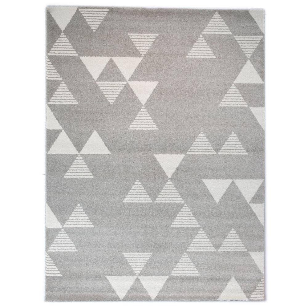 BALTA Phoebe Grey 5 ft. x 7 ft. Area Rug