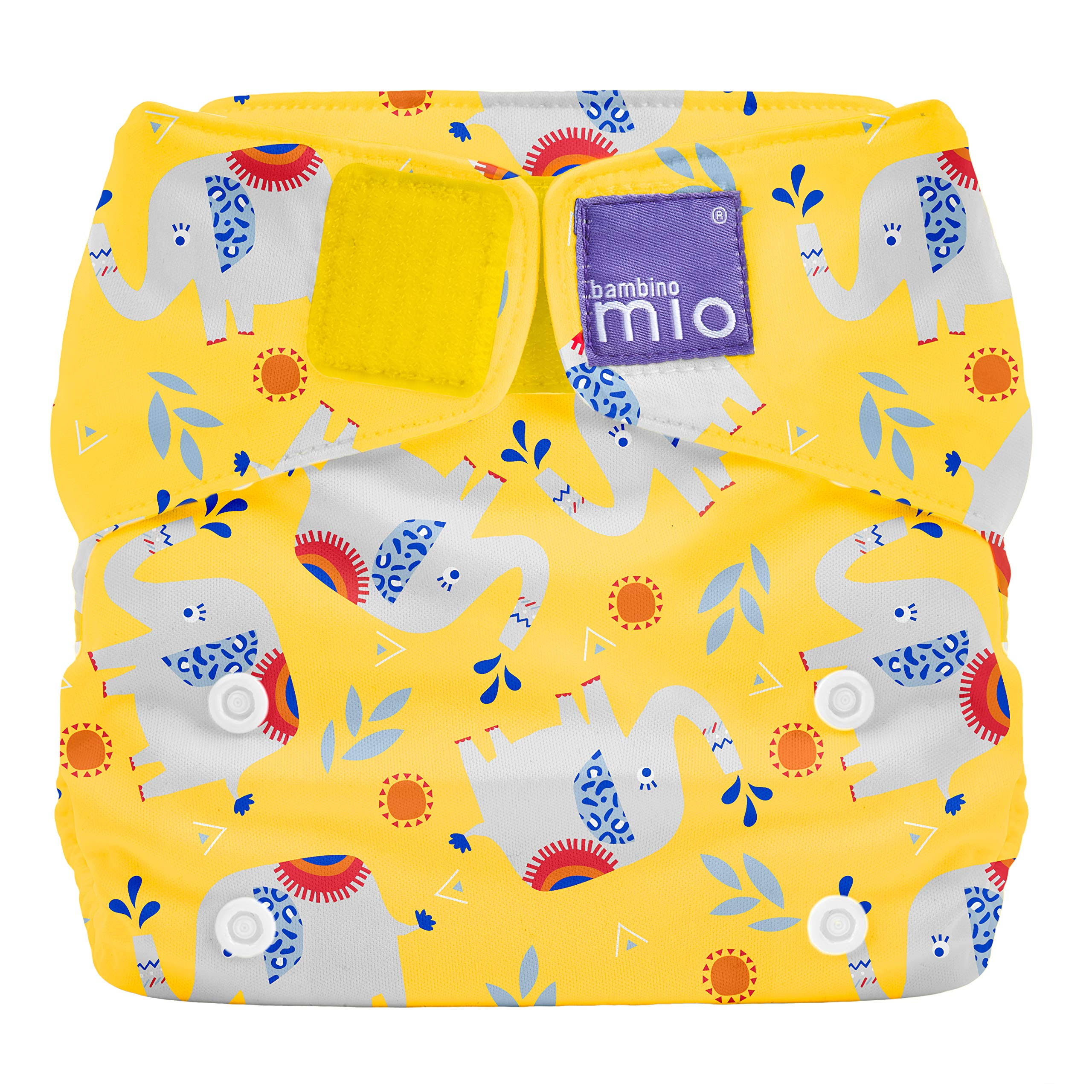 Bambino Mio, Miosolo All-in-One Cloth Diaper, Elephant Stomp