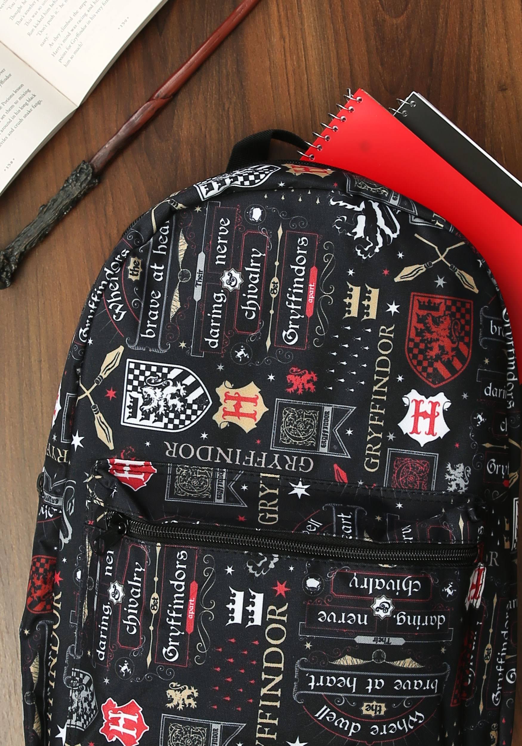 Harry Potter Backpack Icon Print Gryffindor