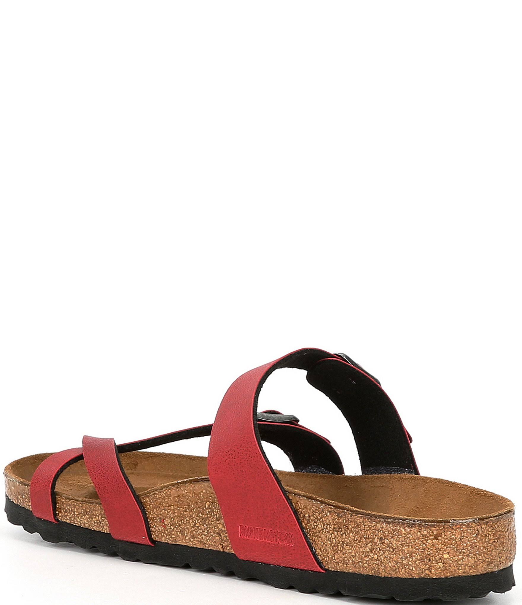 Birkenstock Women's Mayari Birko-Flor Pull Up Bordeaux