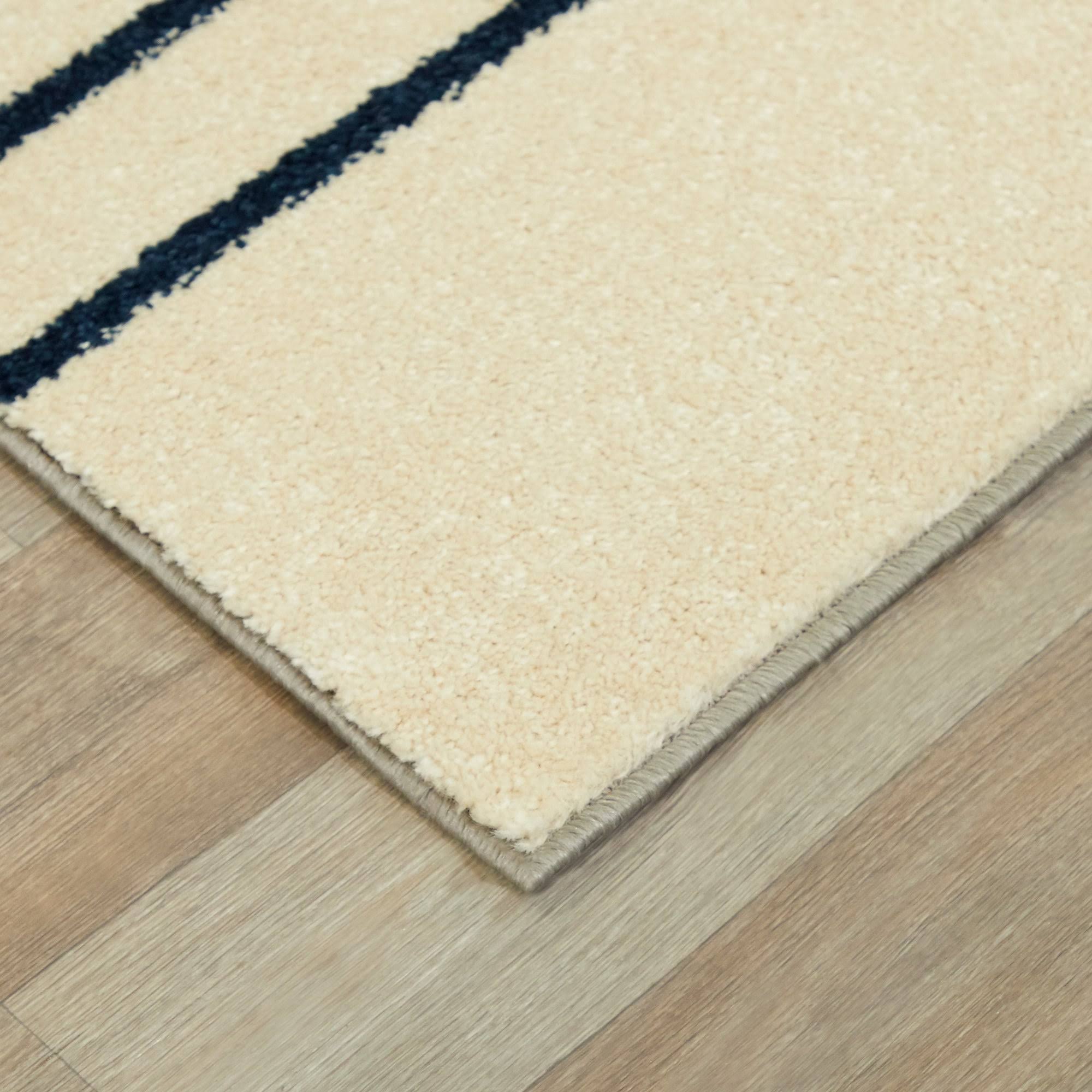 BALTA Shefford Taupe 5 ft. x 7 ft. Art Deco Striped Area Rug, Brown