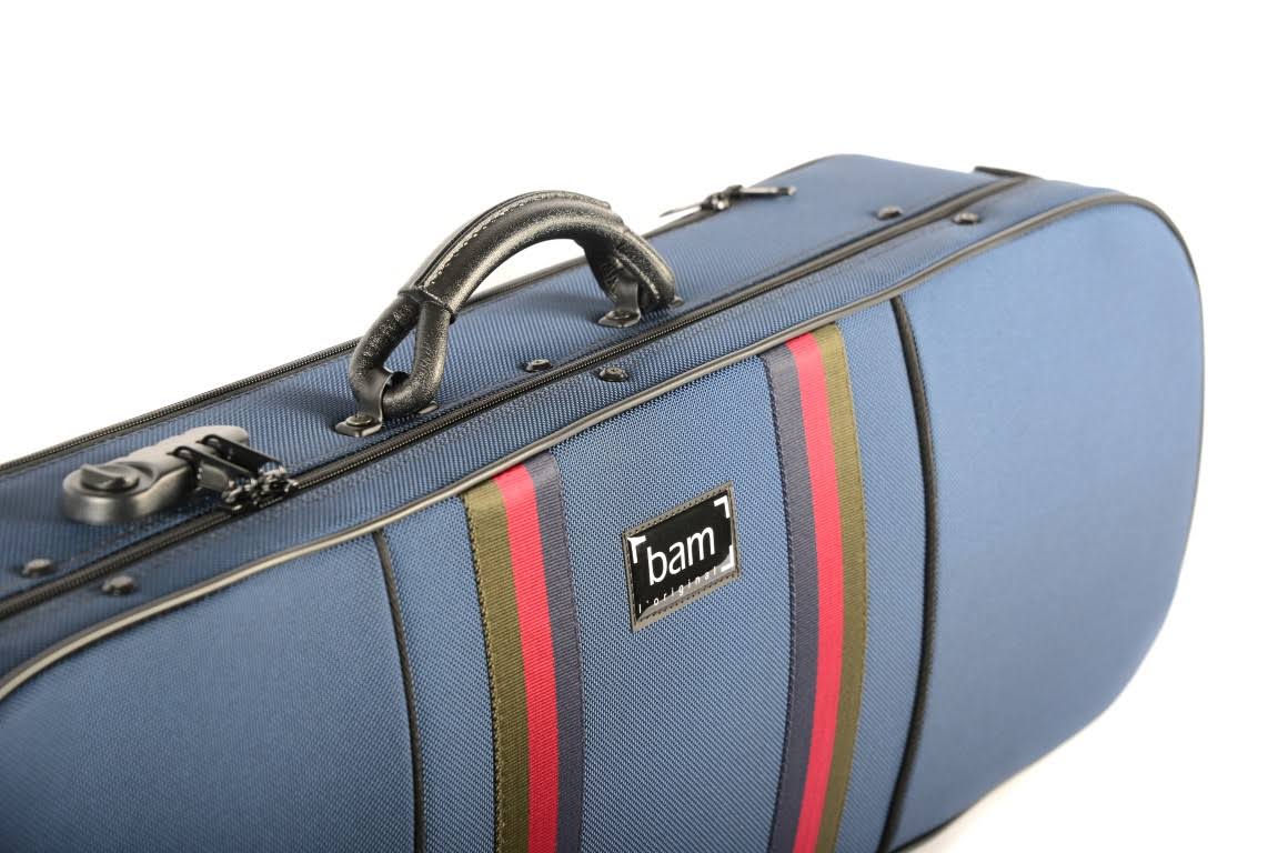 BAM St. Germain Blue Oblong Violin Case