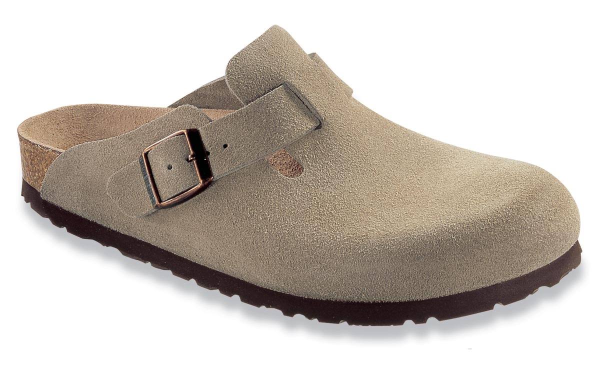 Birkenstock Boston Clog - 38 - Taupe Suede