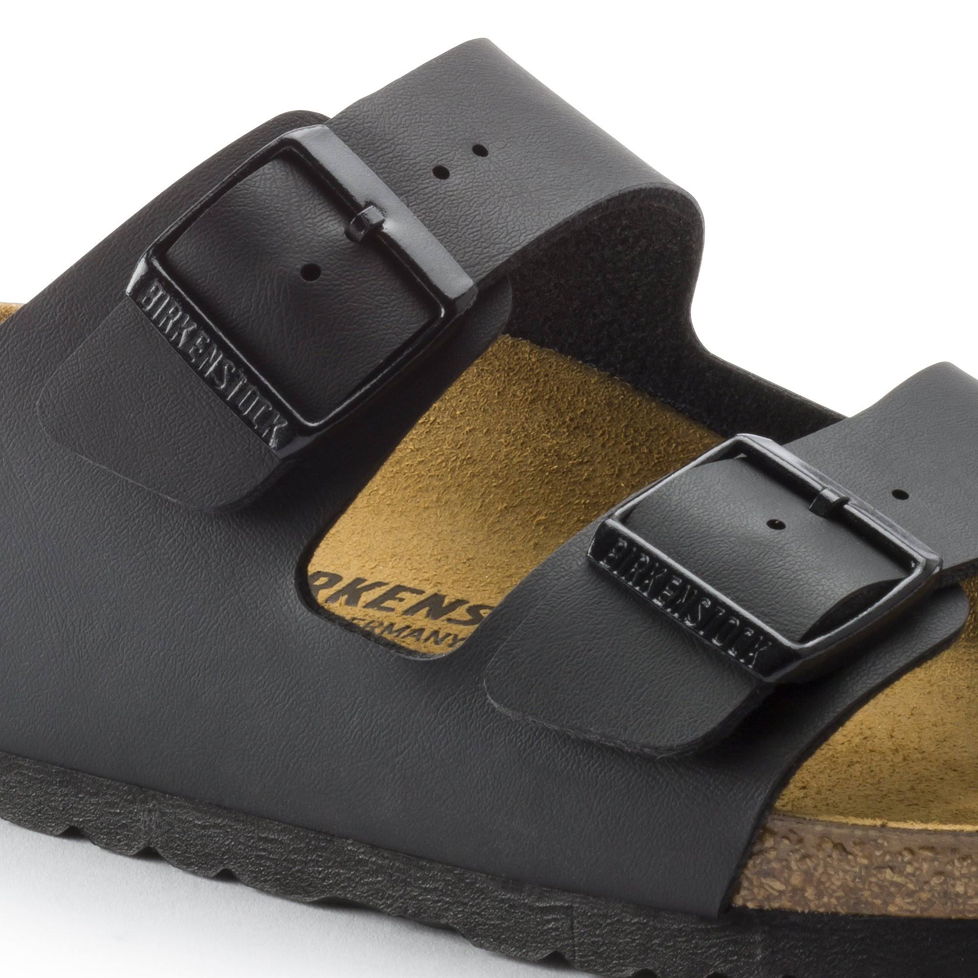 Birkenstock Arizona Black Birko-Flor Sandals (US Men 9-9.5, Women 11-11.5)