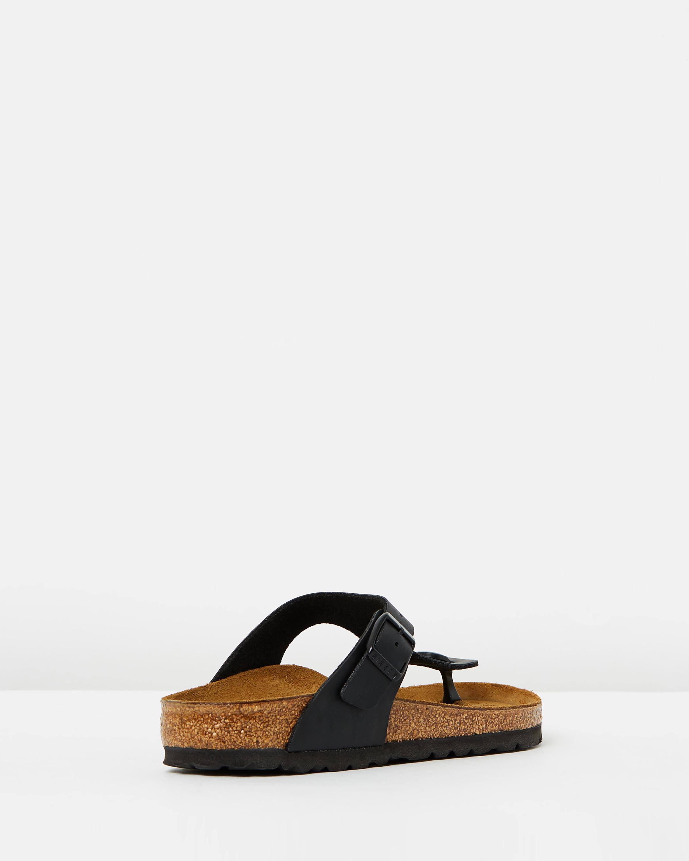 Birkenstock Gizeh Birko-Flor Sandals Black - 39