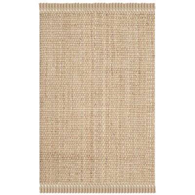 Cummington Handmade Flatweave Jute/Sisal Natural Area Rug Birch Lane Rug Size: Rectangle 6& x 9&