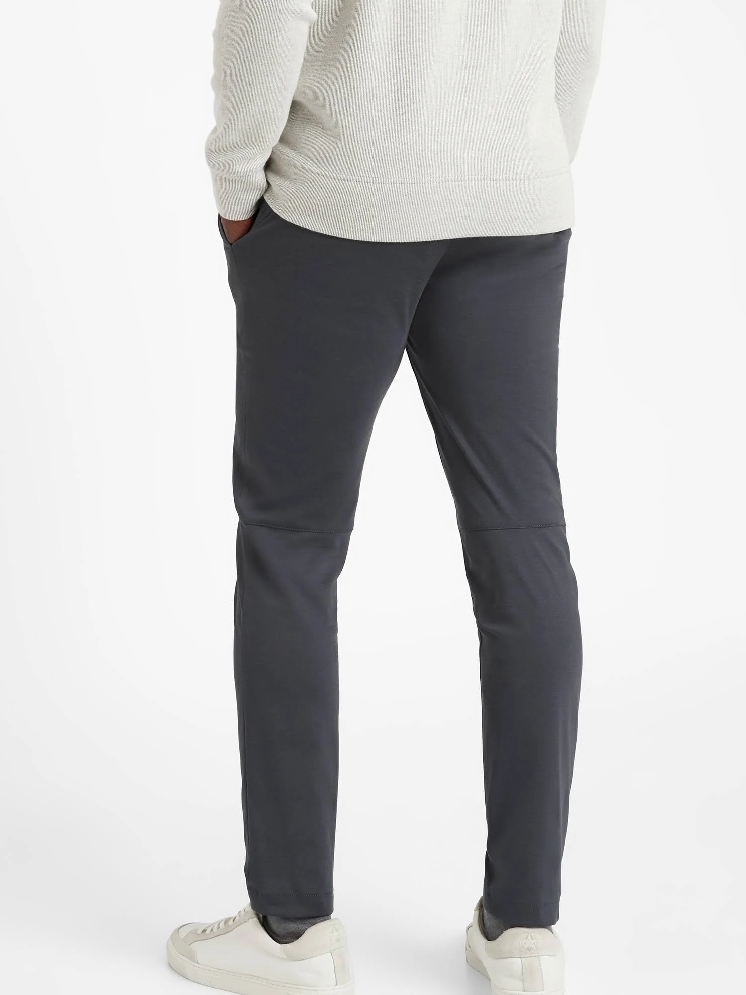 Banana Republic Men's Slim Luxe City Pant with Core Temp Technology Charcoal Gray Size 32W 34L