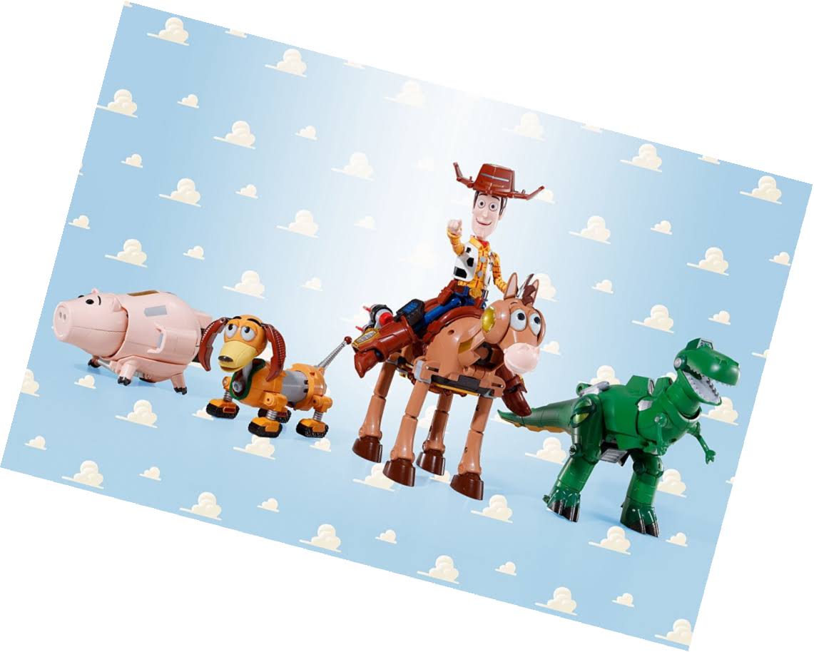 Toy Story Combination Action Figure - Woody Robo Sheriff Star Chogokin