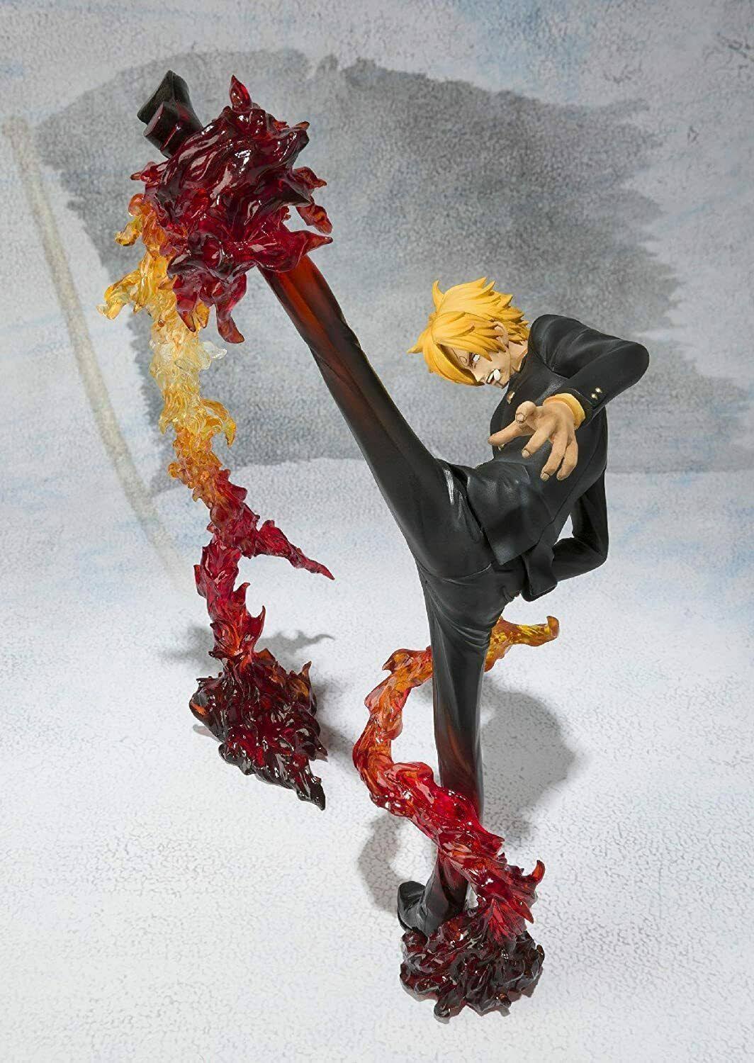 One Piece: Sanji Battle Ver Diable Jambe Flambage Shot Figuarts Zero Figure