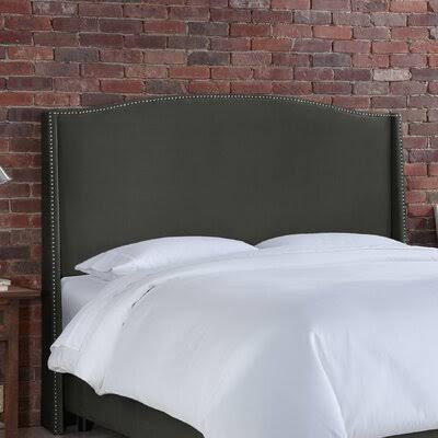 Orta Contemporary Upholstered Wingback Headboard Size: King, Upholstery: Pewter