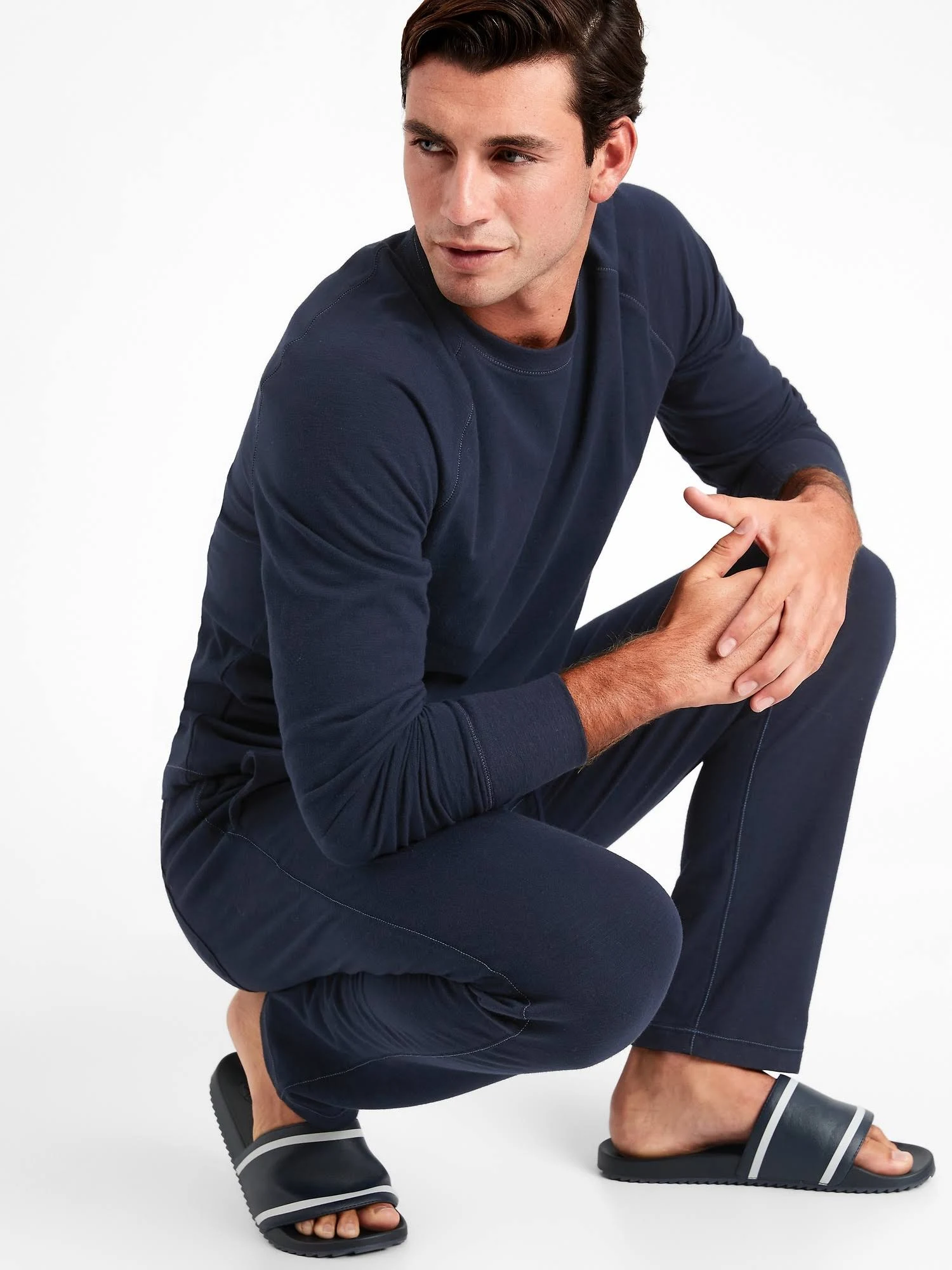 Banana Republic Men's Cozy Lounge Pant Navy Size M