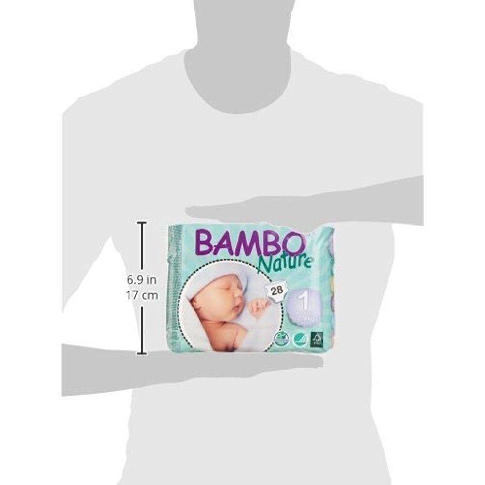 Bambo Nature Premium Eco-Friendly Diapers, 1 Newborn - 168 count