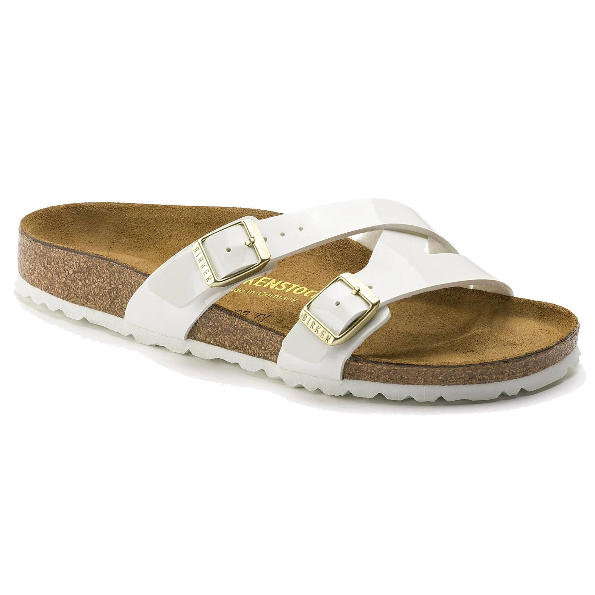 Birkenstock Women's Yao, White Birko-Flor Size: 39 N