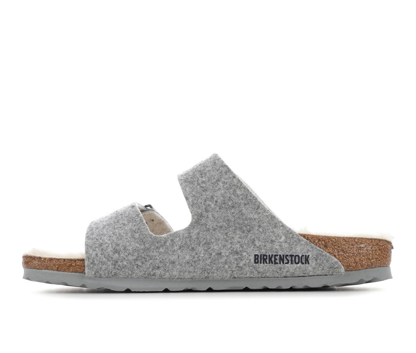 Birkenstock Women's Arizona Wool Happy Lamb Narrow Sandals