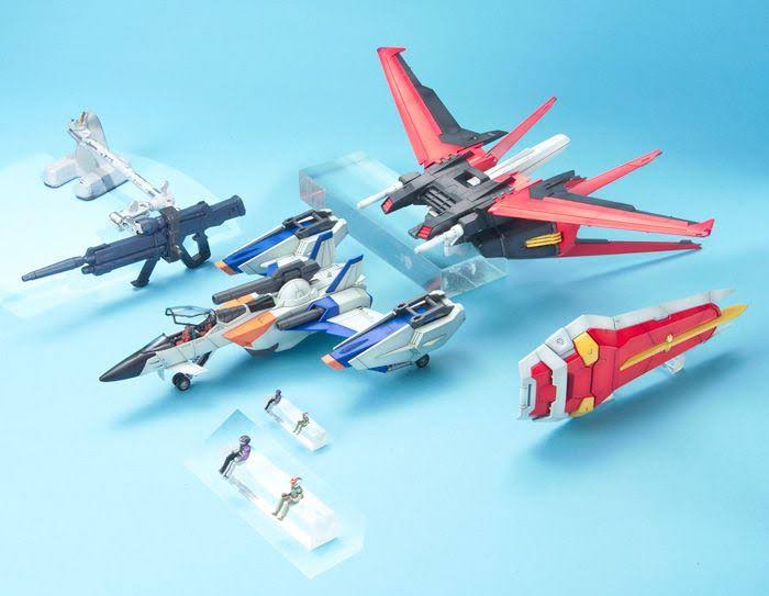 Gundam Seed 1/60 PG Skygrasper + Aile Striker Model Kit
