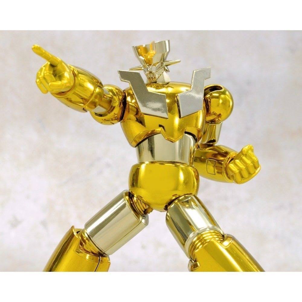 New Super Robot Chogokin Shin Mazinger Z Gold Ver Figure Bandai Tamashii Nation