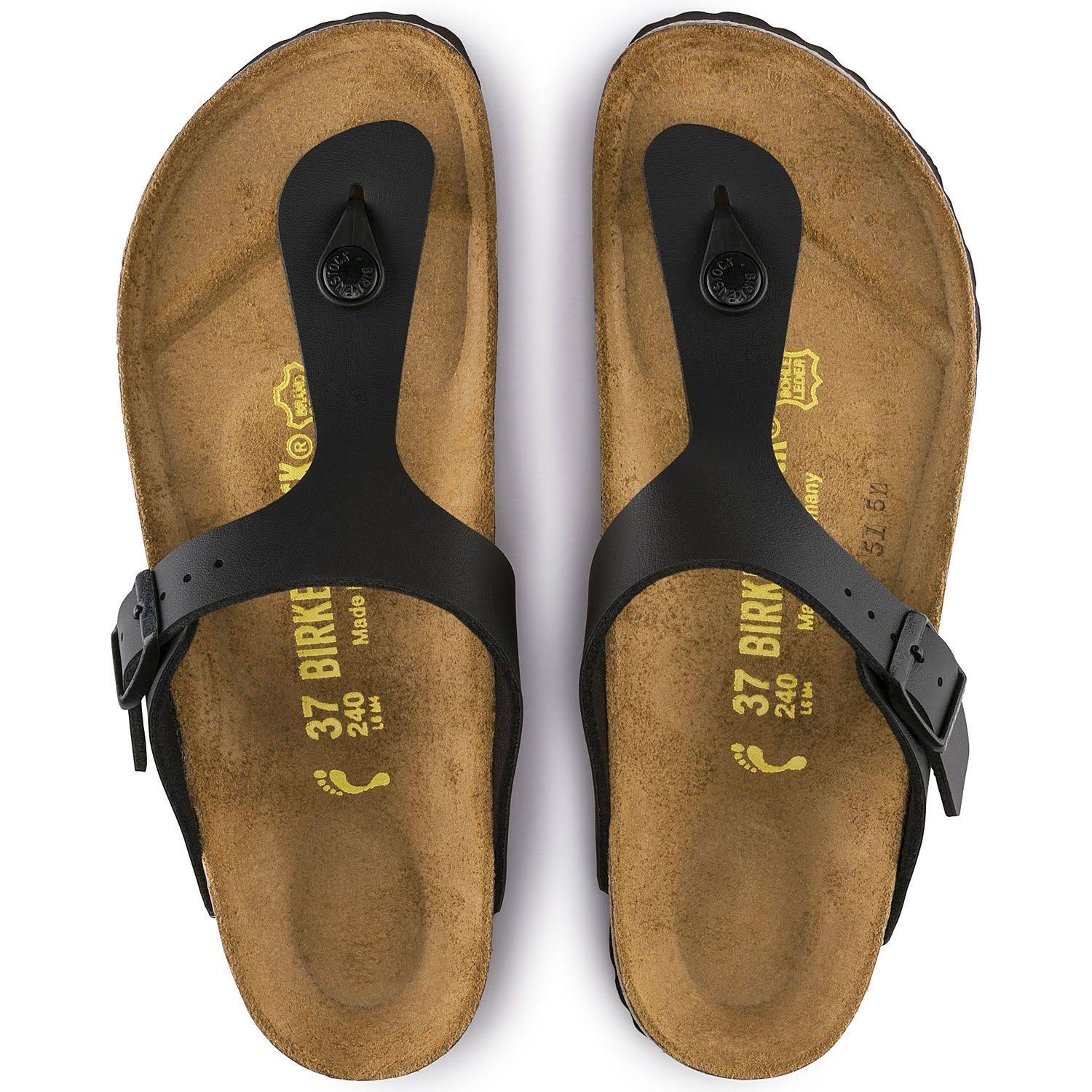 Birkenstock Gizeh Birko-Flor Sandals Black