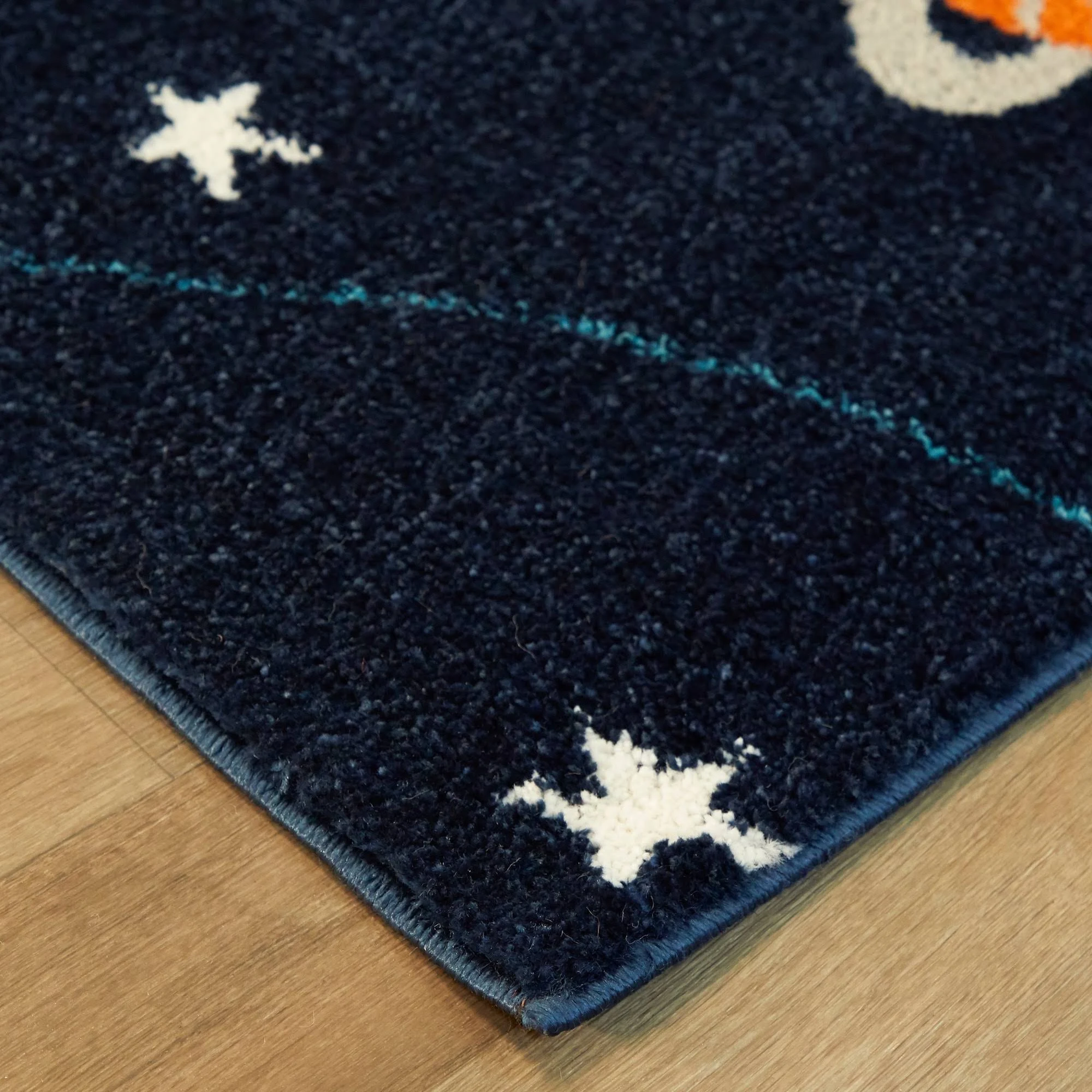 Mod-Tod Space Explorer Kids Area Rug - 7&10x22 x 10&